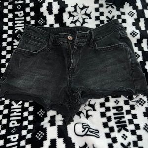 arizona black jean shorts